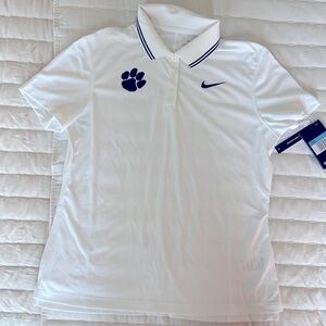 NIKE Dri-fit Standard fit Women’s Polo with Clemson logo 🤍